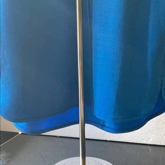 Jules & Leopold Blue Pleated Tank Top - Picture 5 of 5